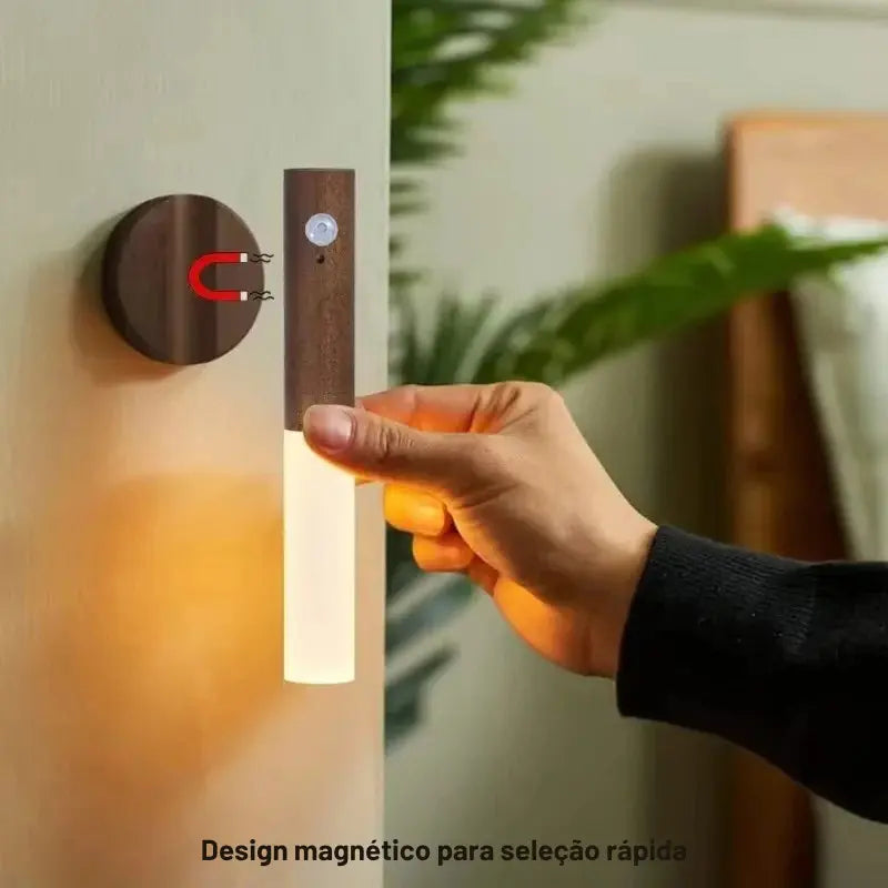 Luz portátil inteligente com sensor