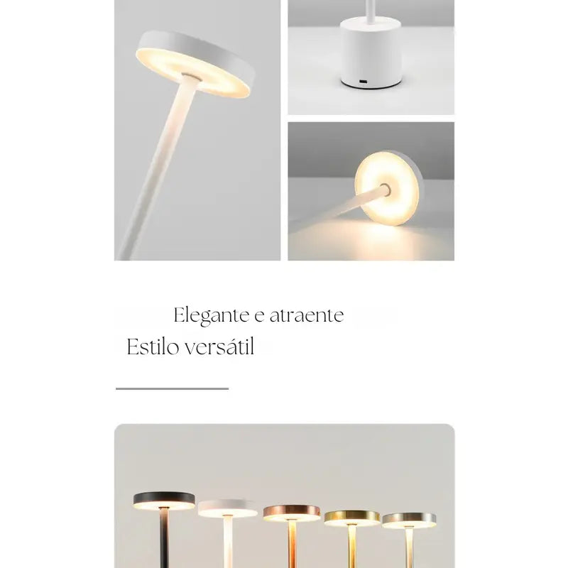 Candeeiro LED recarregável