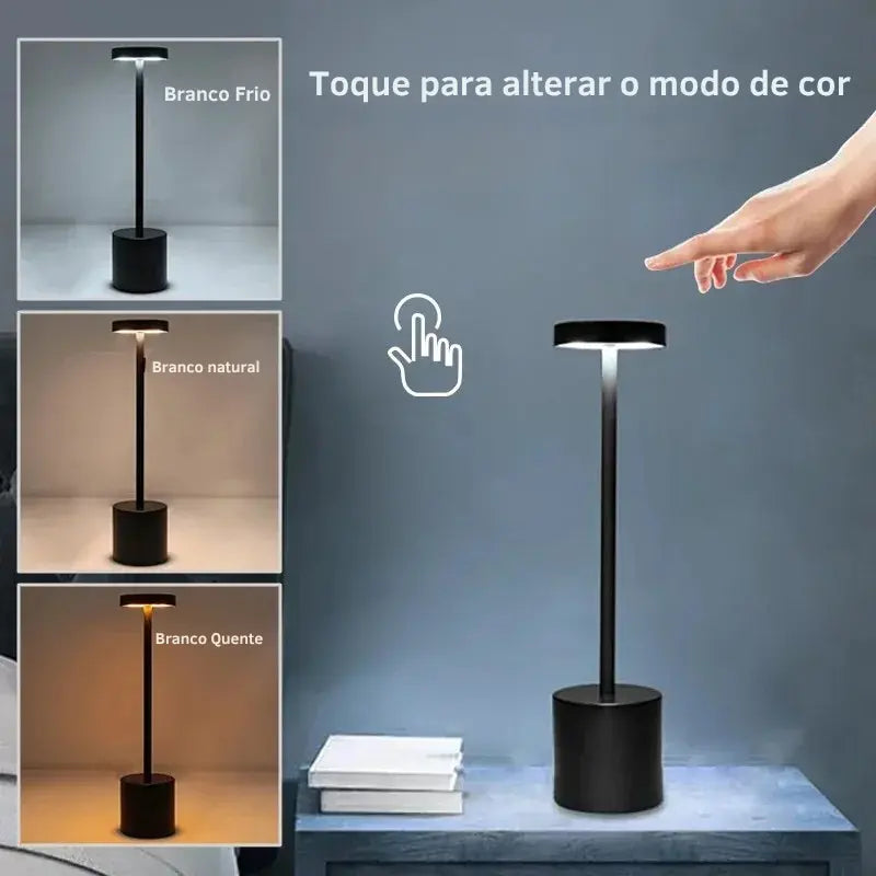 Candeeiro LED recarregável