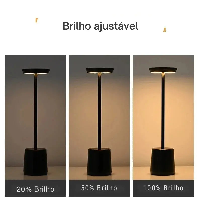 Candeeiro LED recarregável