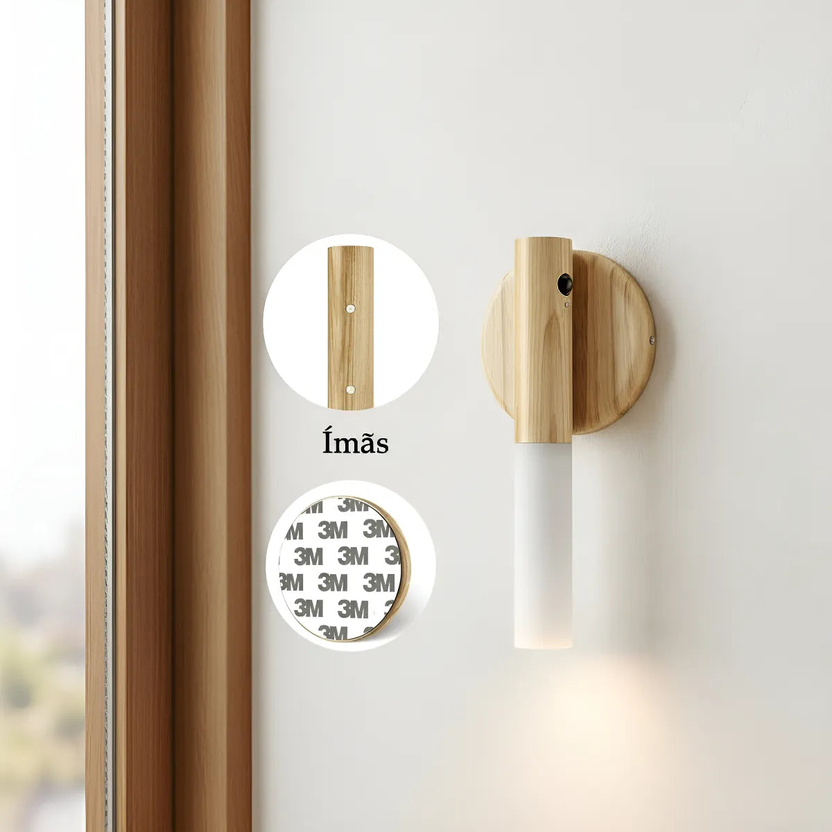 Luz portátil inteligente com sensor