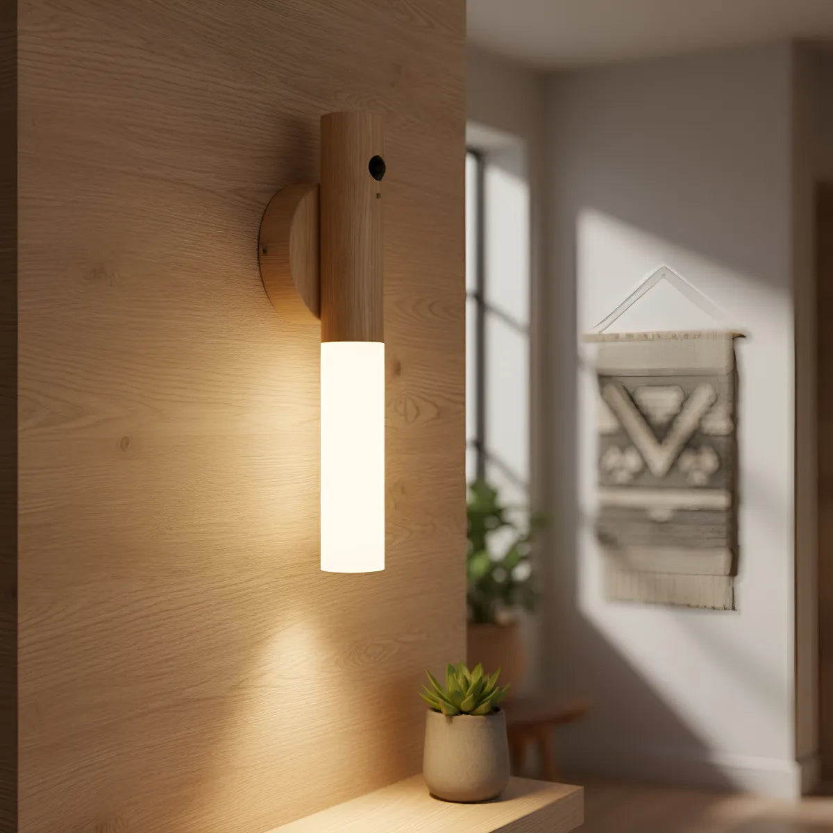 Luz portátil inteligente com sensor